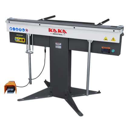 KAKA INDUSTRIAL Magnetic Pan and Box Brake, 52-Inch Electro Metal Brake Bender, 16-Gauge 6.5-Ton Box and Pan Brake, Bend Boxes or Pans to Any Depth Metal Bending Brake 220V-60HZ-1PH EB-5216 - 173410