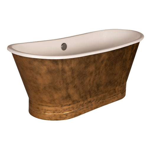 Akicon Custom Double Slipper Cast Iron Skirted Tub - AKBT31022-LP