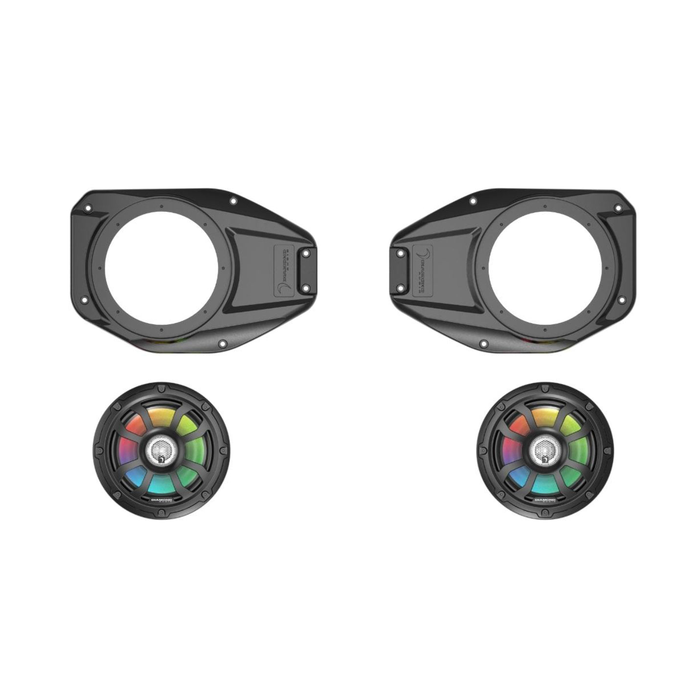 Diamond Audio VSPJP65 -6.5" Speaker pods for 2018+ Jeep Wrangler / Jeep Gladiator 2DR - 4DR - VSPJP65