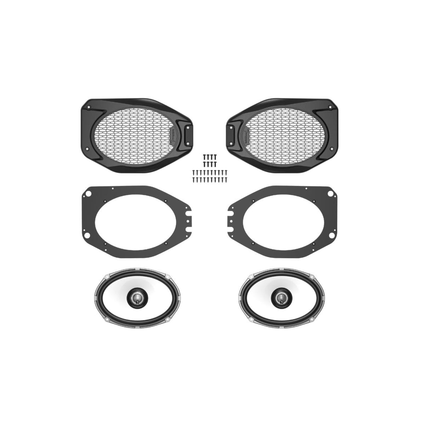Diamond Audio 2018+ Jeep Wrangler(2DR/4DR)/Jeep Gladiator 6"x9" Overhead Speaker Kit - VSPJP69OE