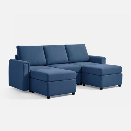 LINSY HOME RUBIK I 3 Seats with 2 Ottomans - US-LH-SPF-Sofa-S900-A11-32-0-00