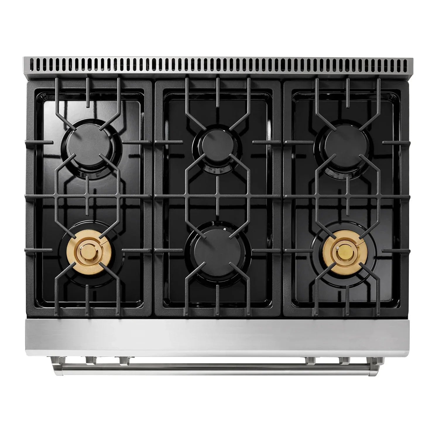 Thor Kitchen Appliance Package - 36 In. Gas Range, Range Hood, Microwave Drawer, AP-TRG3601-W-4