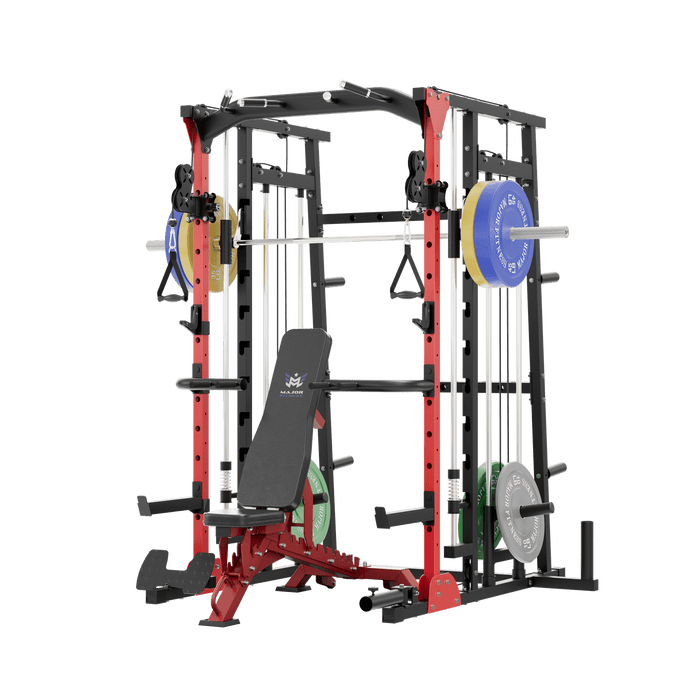 MAJOR FITNESS All-In-One Home Gym Smith Machine SML07 - S7BLS