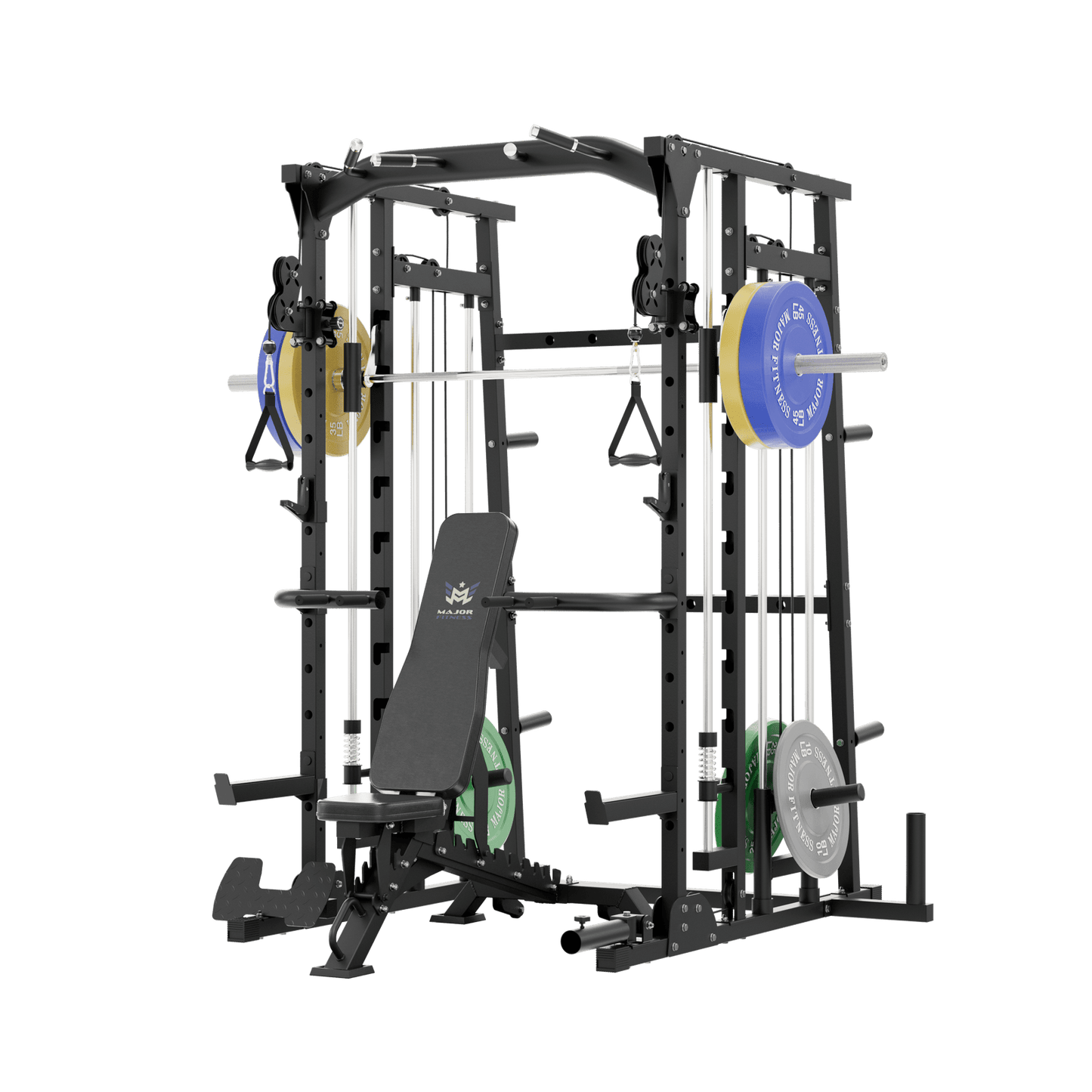 MAJOR FITNESS All-In-One Home Gym Smith Machine SML07 - S7BLS