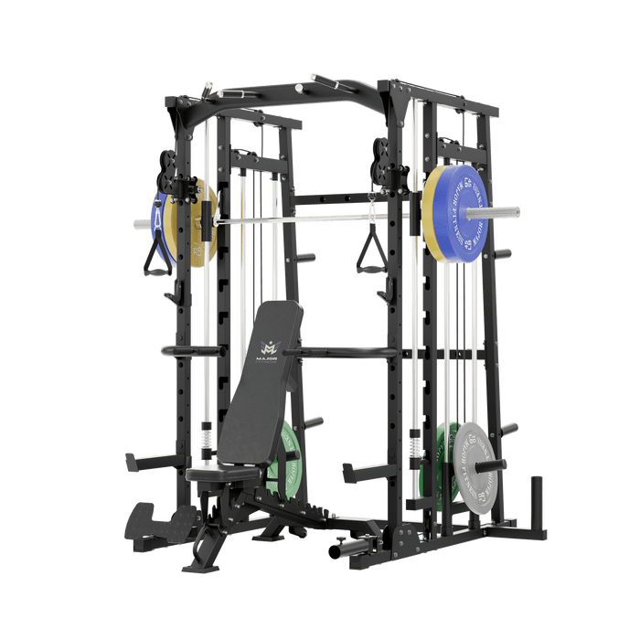 MAJOR FITNESS All-In-One Home Gym Smith Machine SML07 - S7BLS