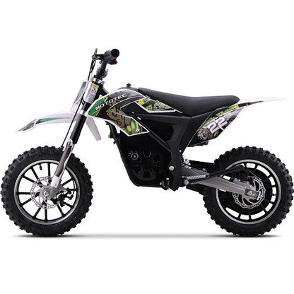MotoTec 36v 790w Demon Electric Dirt Bike Lithium Green