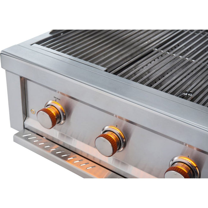 Sunstone Metal Products Ruby Gas Grills - 4 Burner 36" Ruby Drop in Gas Grills w/ IR