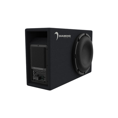 Diamond Audio DES Series 12" Active Slot Vented Subwoofer Enclosure (2Ω) - DESMB12A