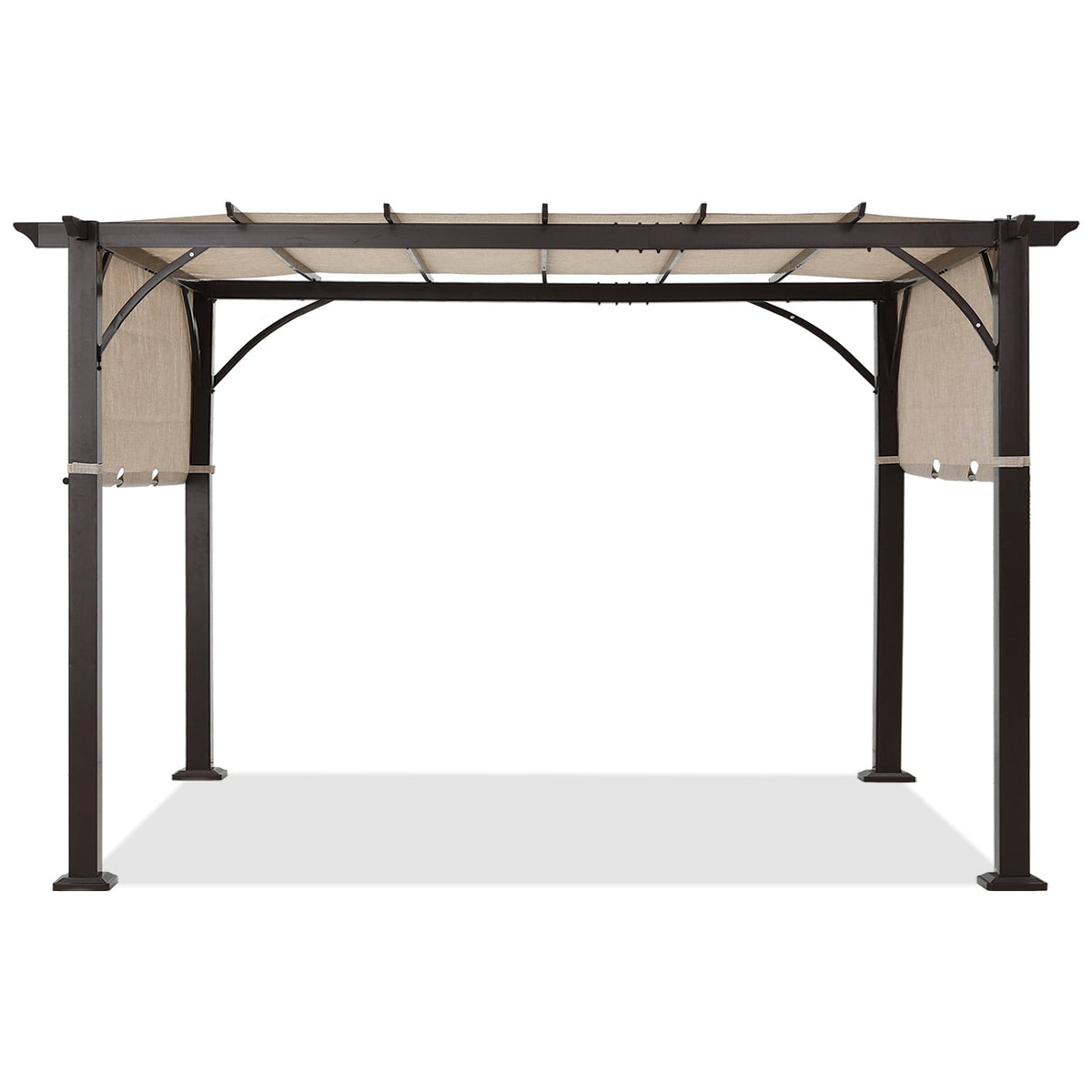 Mastercanopy 10x12 Outdoor Pergola Retractable Sun Shade Canopy Patio  Gazebo -  B0CX4HN58Z