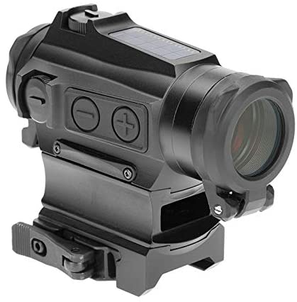 Holosun HS515CM Military Grade Micro Red Circle Dot Sight/Solar Panel/QD Mount Optics Lens Cleaning Pen, Extra Battery and Lens Cleaning Cloth Bundle