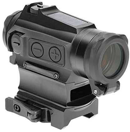 Holosun HS515CM Military Grade Micro Red Circle Dot Sight/Solar Panel/QD Mount Optics Lens Cleaning Pen, Extra Battery and Lens Cleaning Cloth Bundle