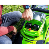 Greenworks 48V (2x24V) 20" Cordless Battery Push Mower w/ (2) 4.0Ah USB Batteries & Charger - 2532802