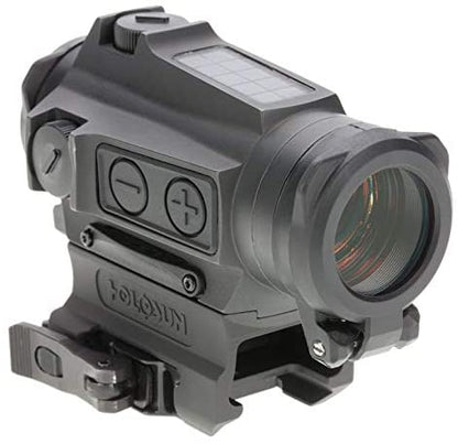 Holosun HE515CT-GR Green Circle Dot/Solar/Titanium Sight Lens Cleaning Pen, Extra Battery and Lens Cleaning Cloth Bundle
