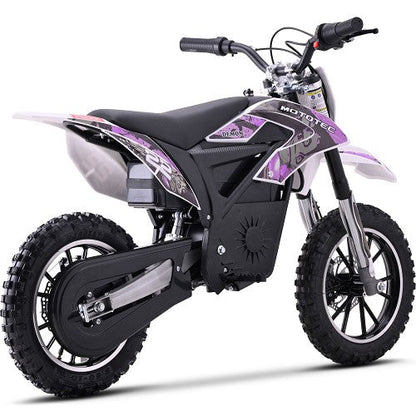 MotoTec 36v 790w Demon Electric Dirt Bike Lithium Purple