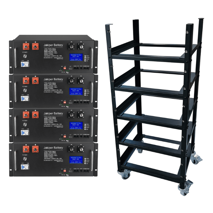 Jakiper PRO V2 48V / 100Ah Lithium Battery - 5.12kWh Server Rack Battery | 10-Year Warranty | UL1642, UL1973 - JK48V100PRO