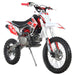 X-PRO Sail 150 Dirt Bike with 4-Speed Manual Transmission, Kick Start, Big 17"/14" Tires - DB-H12-Black