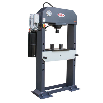 KAKA INDUSTRIAL HP-50 Electric Hydraulic Press，Hydraulic Electric Pump, H-Frame Shop Press with Gear pump,50 ton Frame Capacity, 8.6 in Stroke 220V Single phase - 182002V220V240