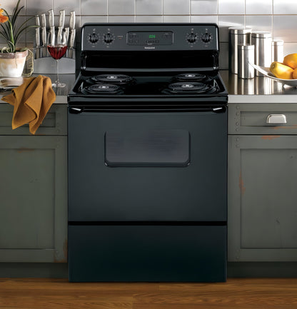 HOTPOINT 30" Free-Standing Standard Clean Electric Range - RBS360DMBB-KT