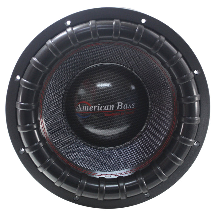 American Bass 12" VFL COMP SIGNATURE SUB 11,000W Max 2 Ohm Dual Voice Coil - AB-VFLCOMP12-D2-V3