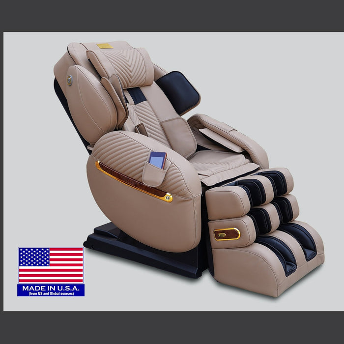 Luraco iRobotics 9 Max Plus Royal Edition Massage Chair - Cream - 893640001854