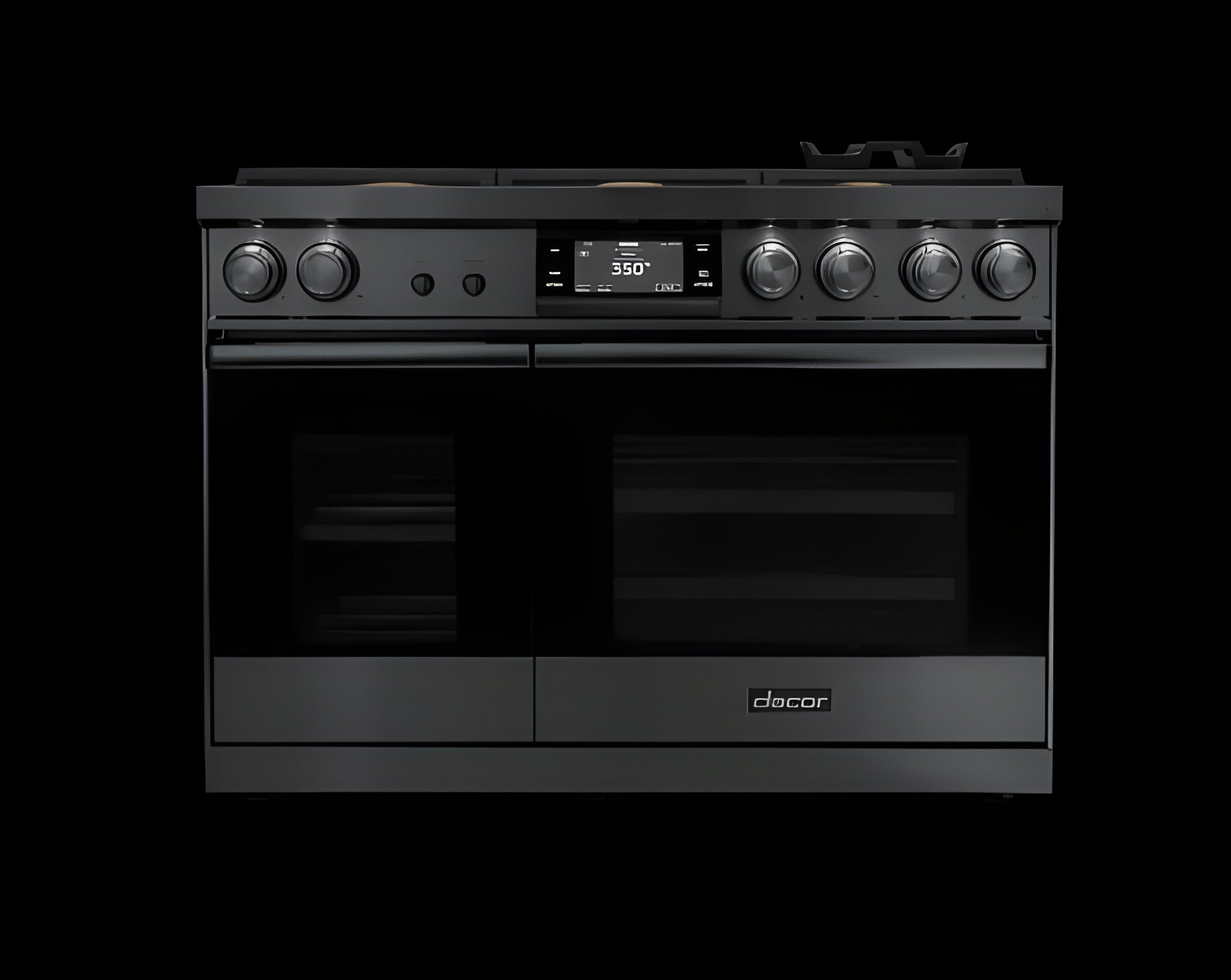 DACOR 48" Range, Graphite Stainless Steel, Natural Gas & Liquid Propane - DOP48C86DLM-KT