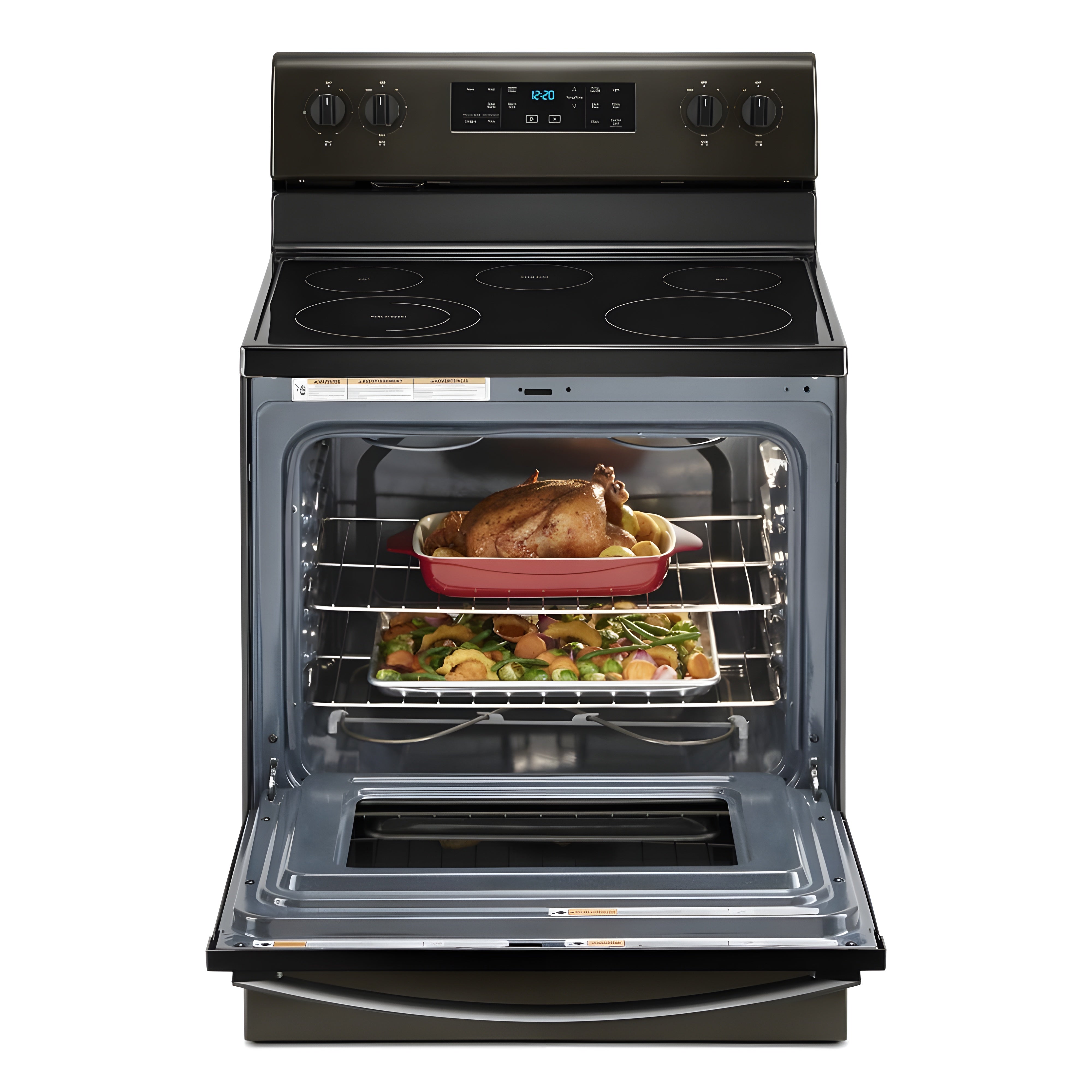 WHIRLPOOL WFE505W0JV 5.3 cu. ft. Whirlpool® electric range with Frozen Bake technology - WFE505W0JV-KT