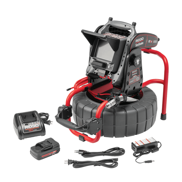 Ridgid Model C40 SeeSnake Compact C40 System, includes CS6x VERSA Digital Recording Monitor, 18V Battery and Charger, SYSTEM, COMPACTC40 + LIO -63828