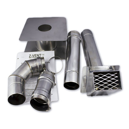 Eccotemp 3" Stainless Steel Horizontal Vent Kit - 1779686047033_299