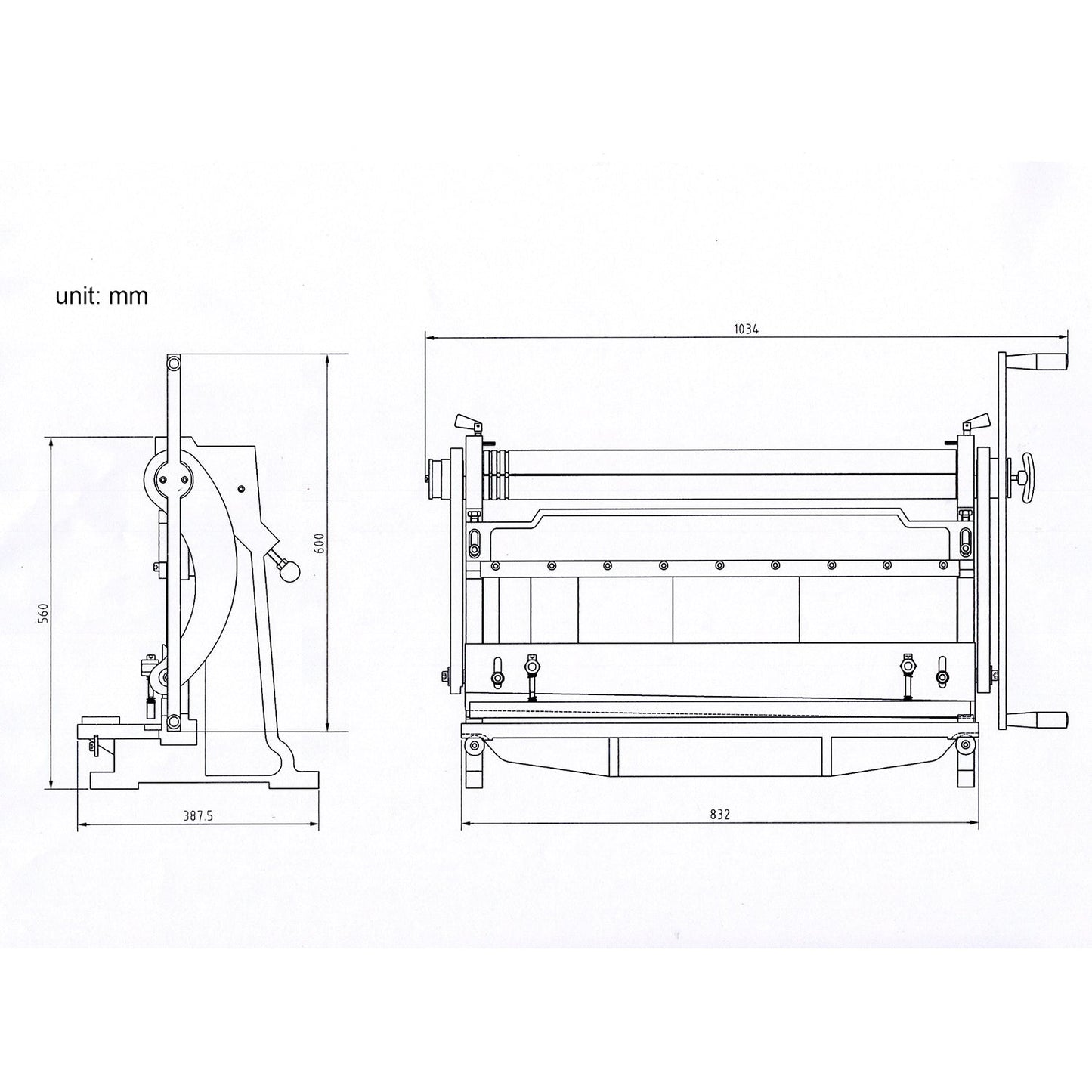 KAKA Industrial Sheet Metal Brake, 30 inch Shear and Slip Roll Combo 3-in-1 | 20-Gauge Capacity Heavy Duty Bending Machine with Back Gauge and Segment Fingers for Metal Fabrication - 171003