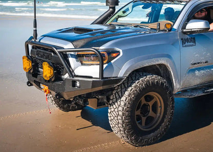 Backwoods Adventure Hi-Lite Overland Toyota Tacoma Front Bumper 3rd Gen (2016-2023) [Bull Bar] - BWTY3T-103FGBBB