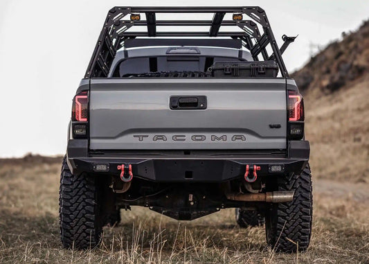 Backwoods Adventure Hi-Lite Overland Toyota Tacoma Rear Bumper 3rd Gen (2016-2023) - BWTY3T-209035B