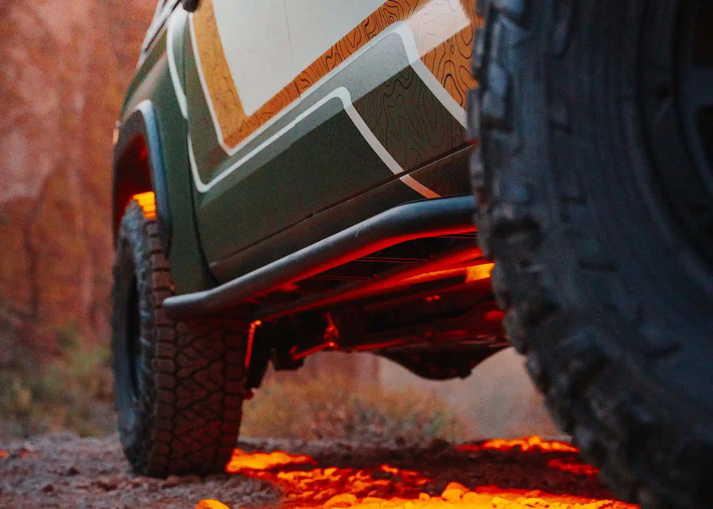 Backwoods Adventure Toyota Tundra Rock Sliders 3rd Gen (2022-2026) - BWTU-2275