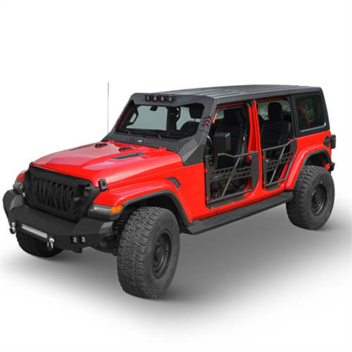 20-25 Jeep Gladiator JT Front & Rear Tubular Doors Guards Crawler - Hooke Road - HE.3009-Z01