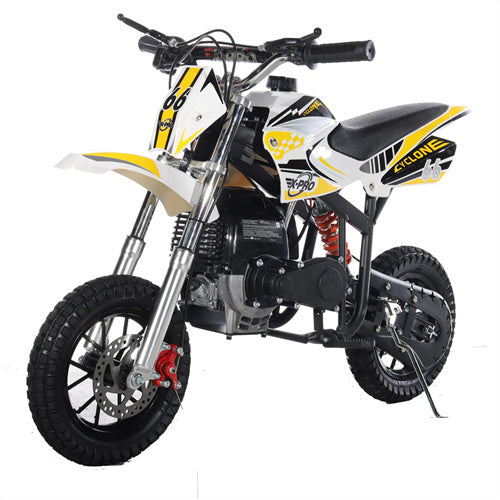 X-PRO Cyclone 40cc Mini Dirt Bike With Hand Pull Start! Chain Drive, Disc Brakes - DB-Z005-Red