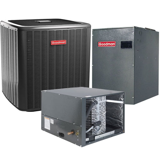 Goodman GSXC180601 5 Ton 16.5 SEER 2 Stage Variable Speed Central Air Conditioner Split System - Horizontal - HA16412