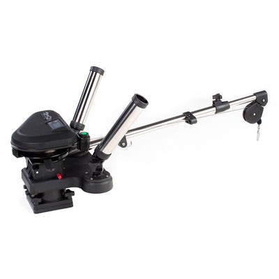 Scotty HP Depthpower Electric Downrigger 60" SS Telescoping Boom w/Swivel Base - Dual Rod Holder - 2116