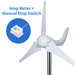 Automaxx Marine 400W Wind Turbine Generator Kit Bundle Set - DB0400ABBBM