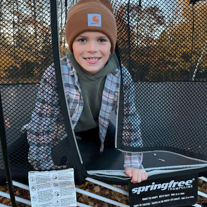 Springfree Trampoline 12' x 19' Trampoline with FlexrStep V2 Ladder Accessory - 401419