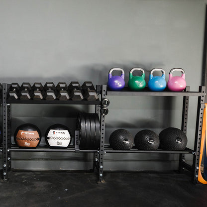 Titan fitness Elite Series Extension Unit Mass Storage System with Adjustable Shelves - 401958