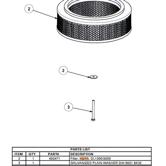 National Equipment HEPA Filter - 402471