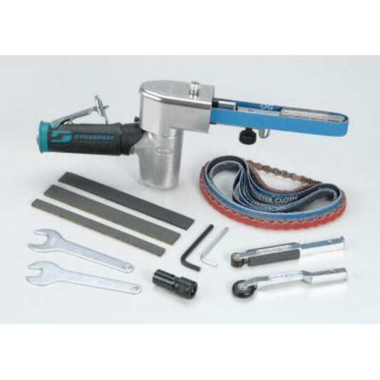 DYNABRADE Dynafile II Abrasive Belt Tool Versatility Kit, Metric Collet - 40324