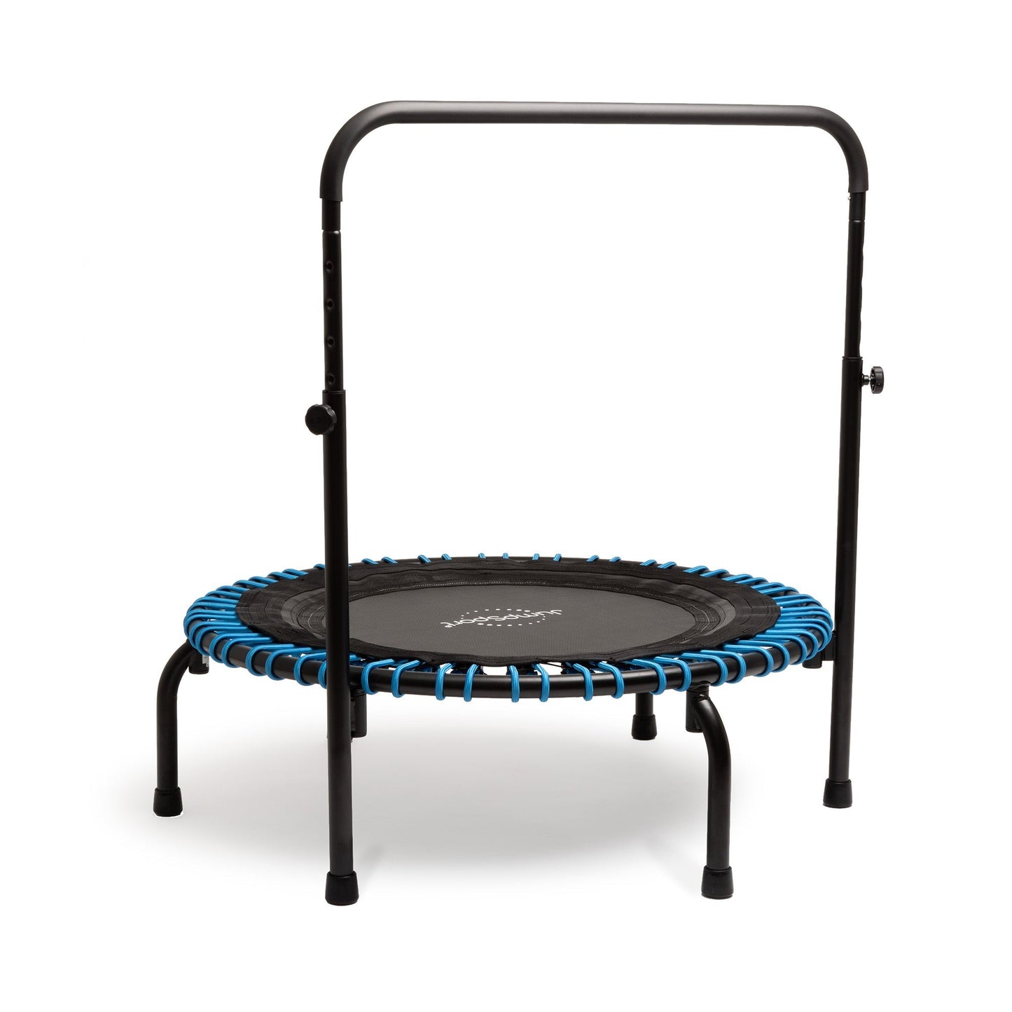 Disc-O-Bed JumpSport 350 Series 39" Trampoline & Handle Bar Bundle, 30 Adjustable Bungees, Stable No-Tip Arched Legs, & 60 Day Streaming Trial - 404403