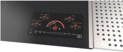 Sharp - 24 in. Drop-In Radiant Cooktop with Side Accessories - SCR2442FB -