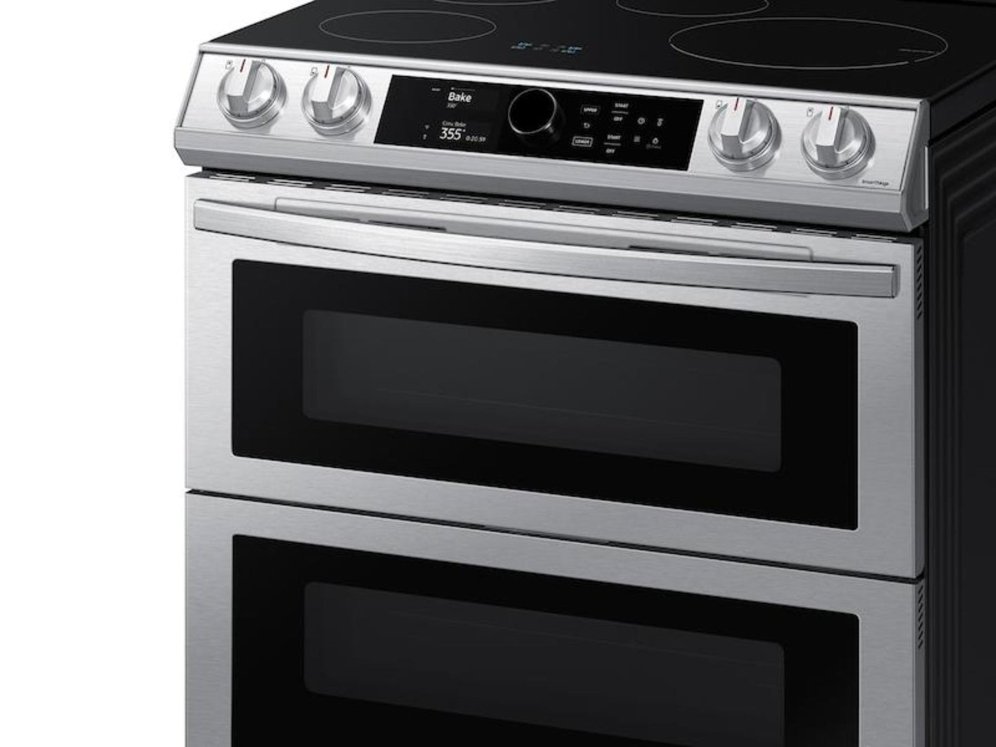 Samsung 6.3 cf Induction Slide-In w/ Flex Duo™, Smart Dial & Air Fry - NE63T8951SS-KT