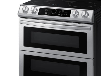 Samsung 6.3 cf Induction Slide-In w/ Flex Duo™, Smart Dial & Air Fry - NE63T8951SS-KT