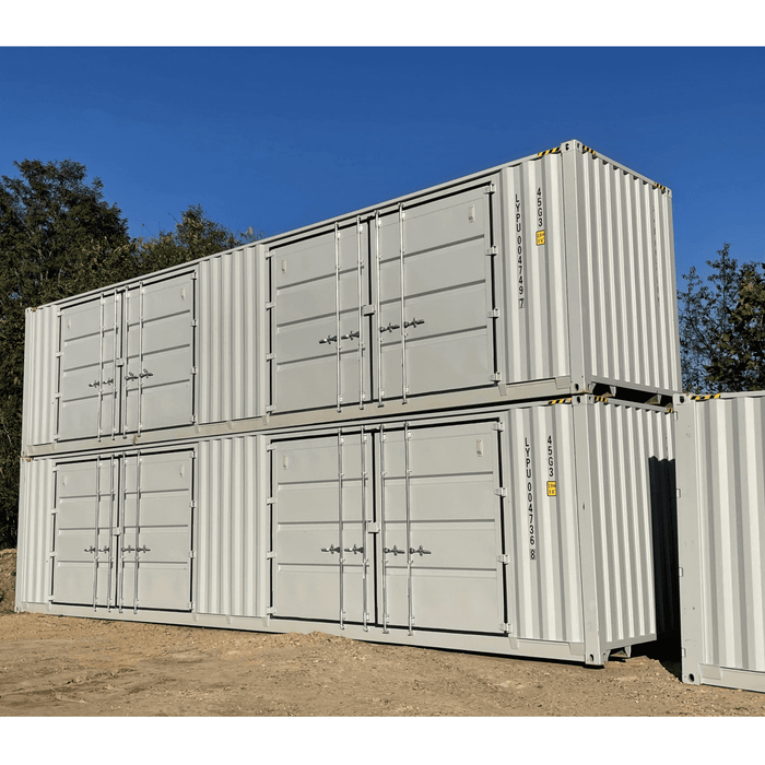 Chery Industrial 40ft High Cube Two Multi Doors Container with Logo