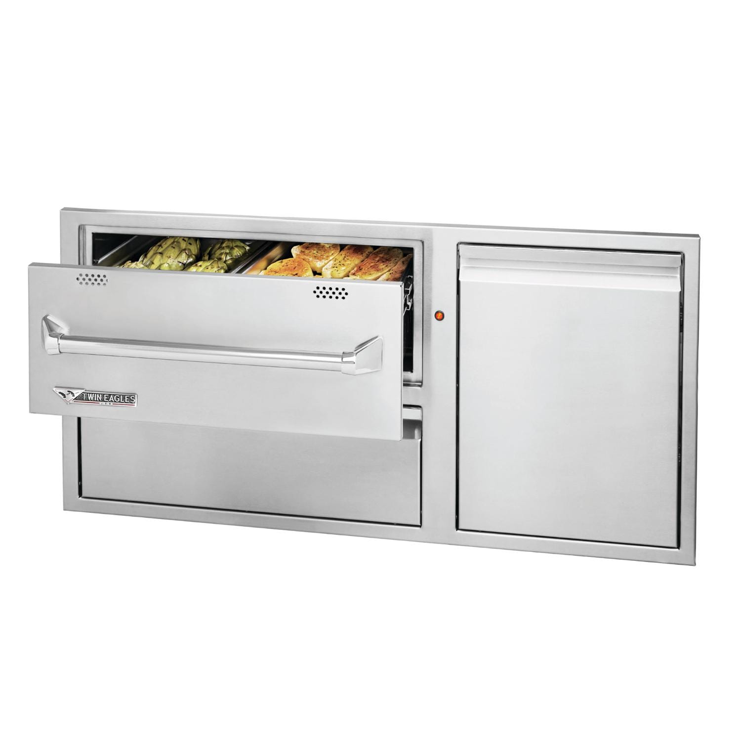 Twin Eagles 42" Built-In 120V Electric Outdoor Warming Drawer - TEWD42C-C