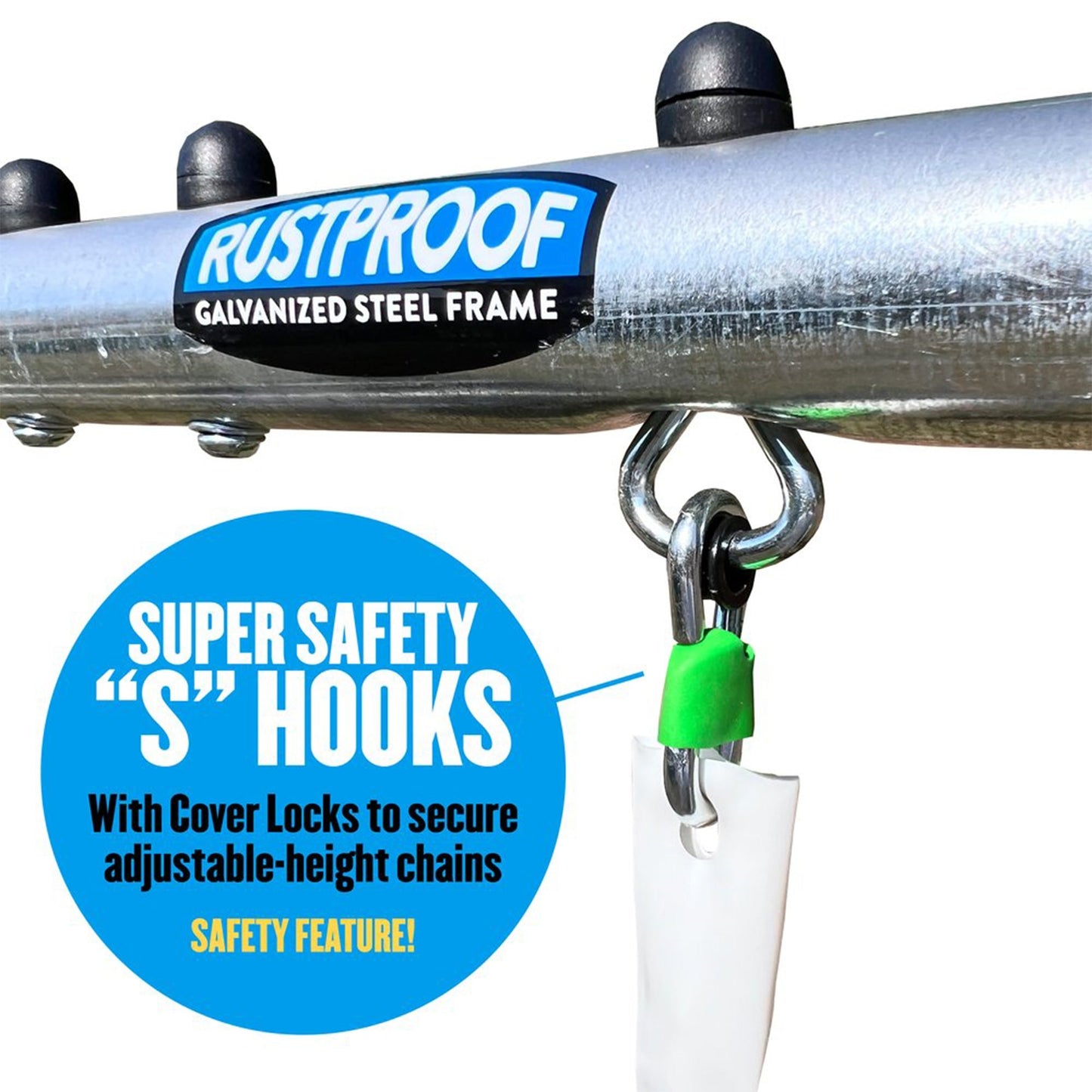 XDP Recreation Fun Always Outdoor Playground with Water Slide & Super Disc Swing - 412469