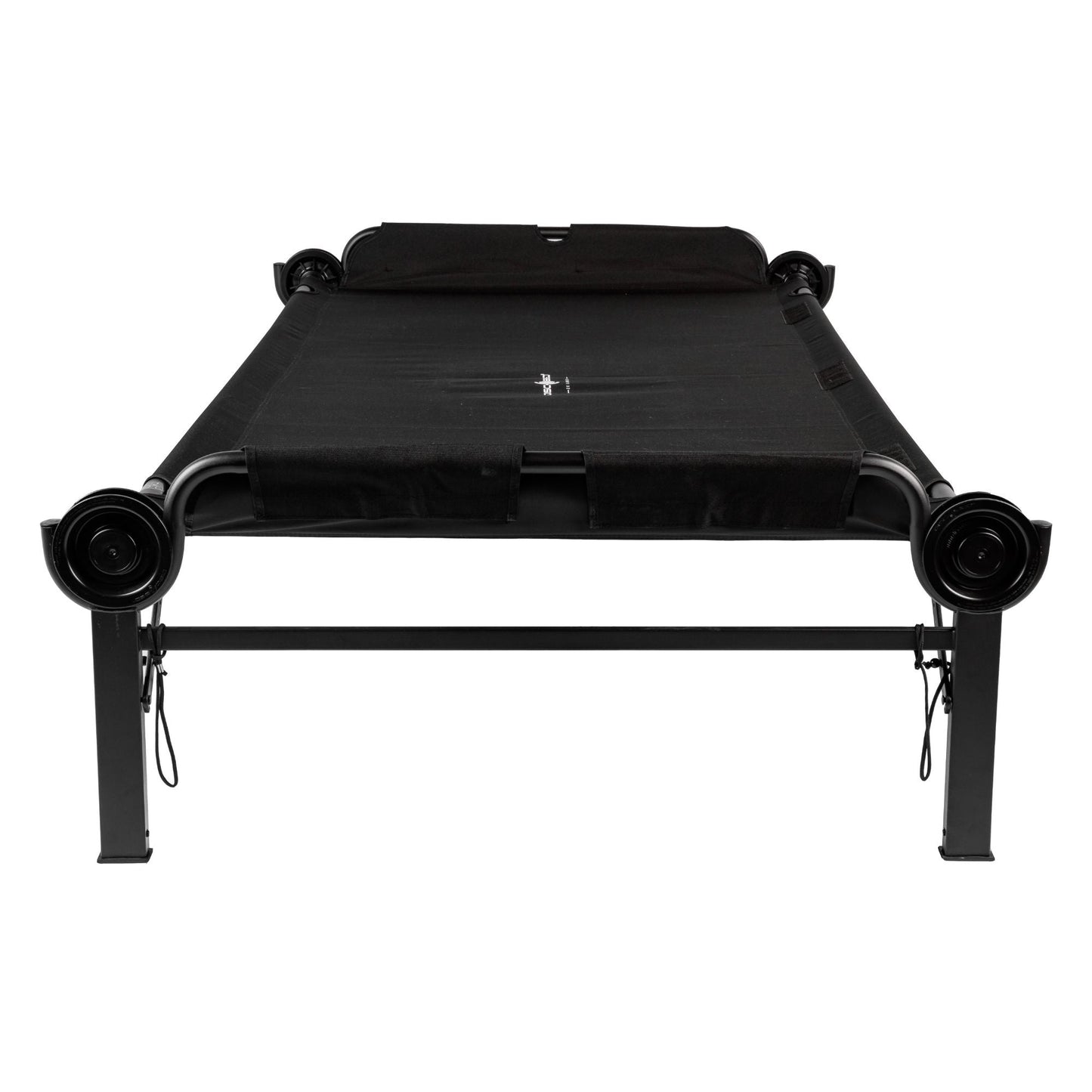 Disc-O-Bed Single Cot, Portable Sleep Solution for Tents, Cabins, Black, 2XL - 413491