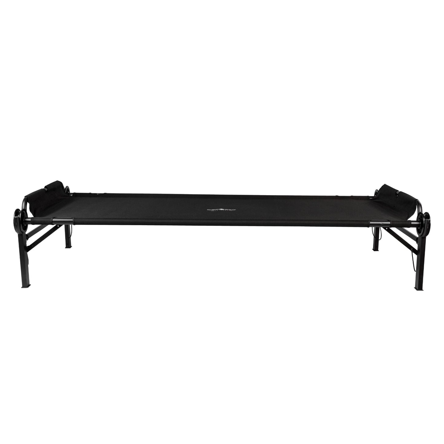 Disc-O-Bed Single Cot, Portable Sleep Solution for Tents, Cabins, Black, 2XL - 413491